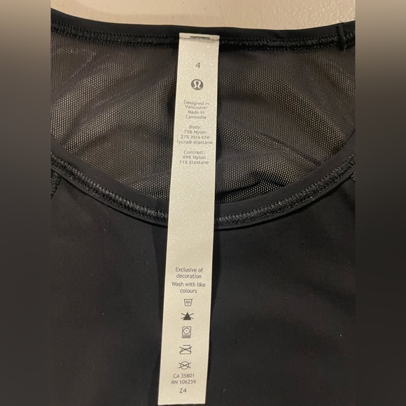 Lululemon Black Sculpt Tank - Picture 4 of 4